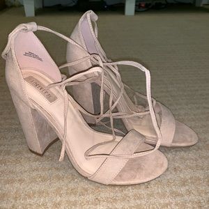 Nude Strappy Heels